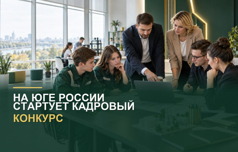 Участники кадрового конкурса обсуждают совместный проект